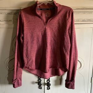 Nike Running Small Dri-Fit thermal quarter-zip pullover